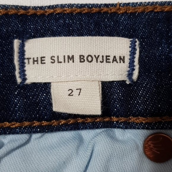 Madewell The Slim Boyjean Raw Hem Edition Sz27 - Picture 5 of 7